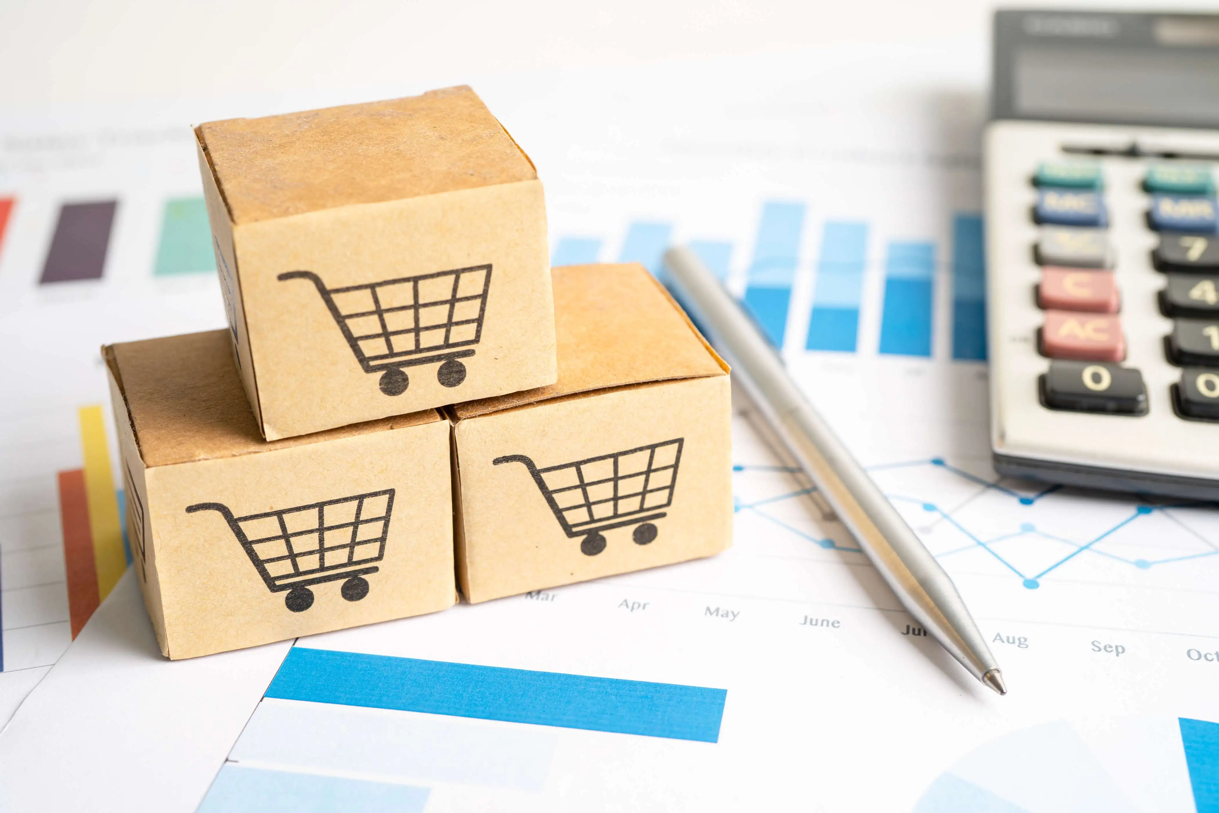 Dynamics Monk retail planning analysis showing product inventory, sales charts, demand forecasting, and financial data for supply chain management.
